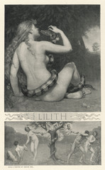 Fototapeta na wymiar Classical Myth - Lilith