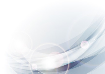 Light blue shiny abstract waves background