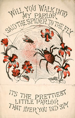 Seduction - Spider's Web. Date: 1870s