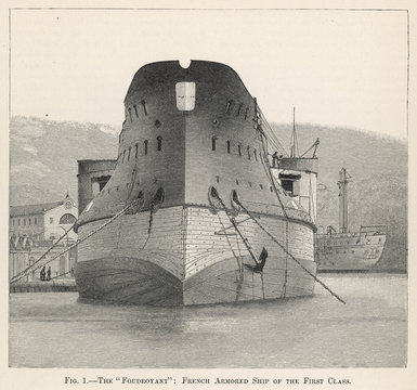 Foudroyant Warship. Date: 1887