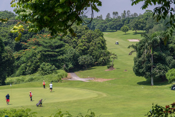 Fototapeta na wymiar golf club at the Philippines