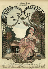 Illustration  Aupres de ma Blonde. Date: 1917