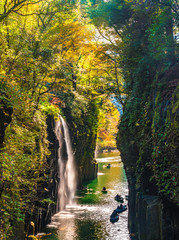 真名井の滝 秋の紅葉