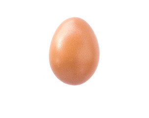 Close up of an egg isolated