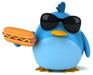 Blue bird - 3D Illustration