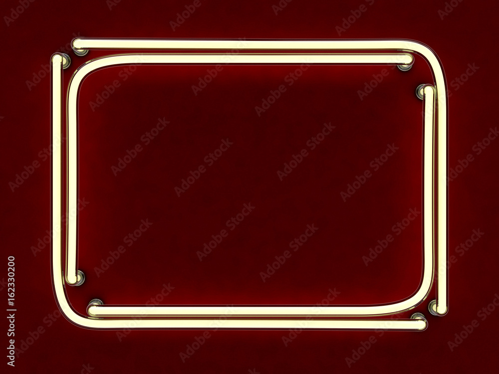 Poster modern retro billboard background with place for your text. 3d rendering