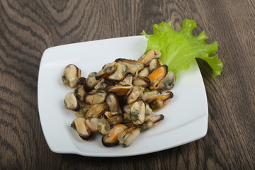 Pickled mussels