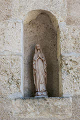 Maria statue on Church