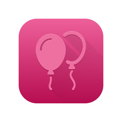 Matte Long Shadow App-Icon