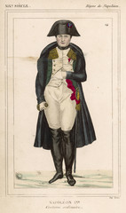 Napoleon. Date: 1769 - 1821 - obrazy, fototapety, plakaty