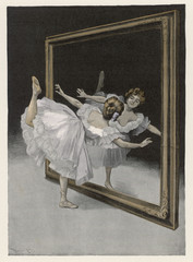 Ballet - Mirror - Reznicek. Date: 1908