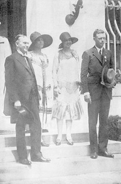 Lindbergh - White House. Date: 1927