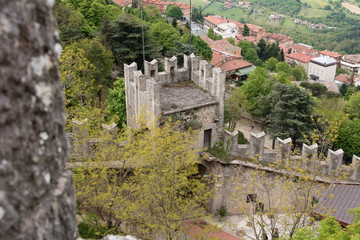 Republic of San Marino. Walk between ancient castles and defensive towers