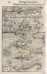 Folklore - Sea Serpent. Date: 1550
