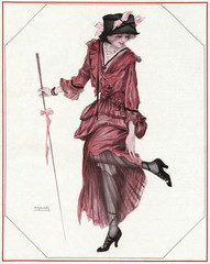 Female Type - Flirt - 1914. Date: 1914
