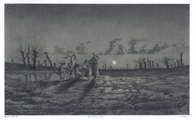 Lavandieres De La Nuit. Date: 1858 © Archivist