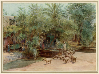 Village of Marg - Egypt. Date: 1912