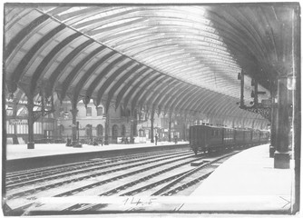 York Railway Station. Date: 1886