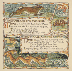 Tortoise and Hare. Date: 1887