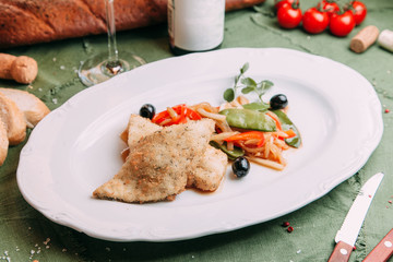 salads and hot for restaurant menu