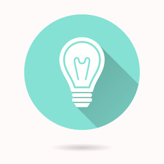 Lamp vector icon.
