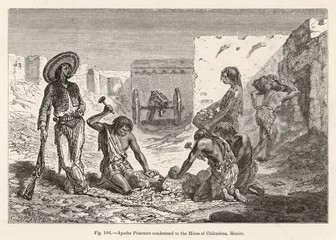 Silver Mining - Mexico. Date: 1869