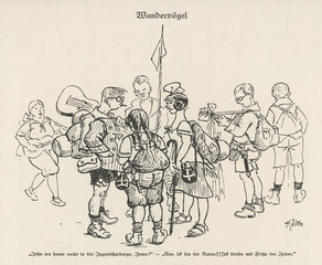 Wandervogel. Date: 1923