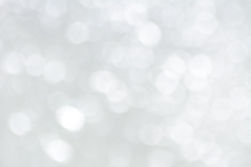 White bokeh abstract background