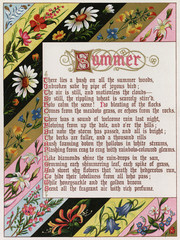 Border Showing Summer. Date: 1878 © Archivist