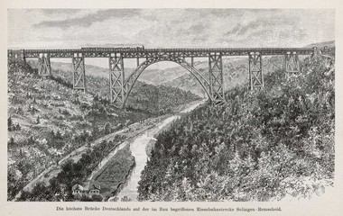 High Bridge Germany. Date: 1900