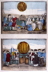 Balloon at Windsor - 1784. Date: January 1784