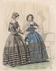 Costume 1844. Date: 1844