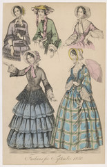 Costume September  1850. Date: 1850