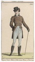 Brown Coat - Black Boots. Date: 1810
