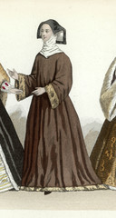 Fototapeta premium Lady of 1525. Date: circa 1525