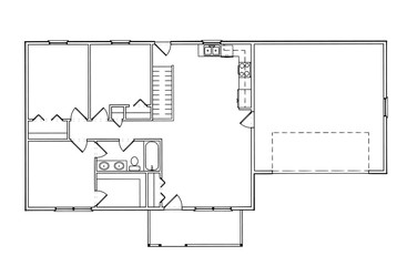 Concept of Architecture plans in different styles in top view 