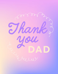 Vector icon set of fathers day greeting card against white background
