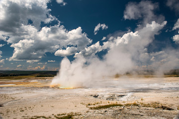Natural hot spring, Yellowstone National Park
