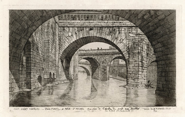 Paris Bridges. Date: 1838