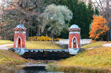 Red cascade in Catherine Park