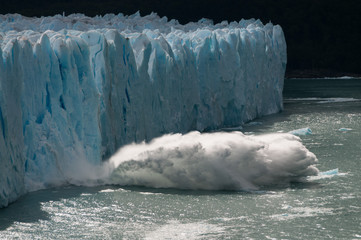 Ice Calving at Perito moreno Glacier