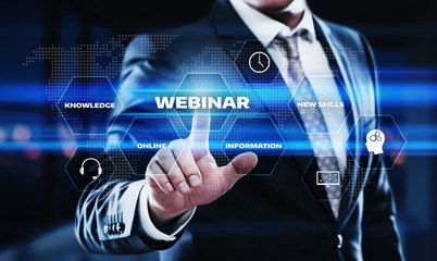 Webinar E-learning Training Business Internet Technology Concept