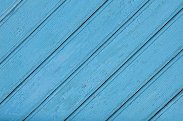 Obraz premium Background of blue wooden boards
