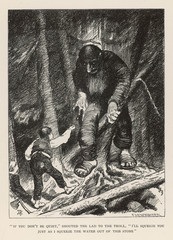 Askeladen and the stupid troll. Date: 1887