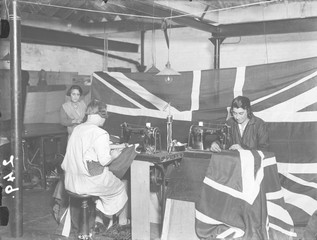Empire Day Flags. Date: early 1930s