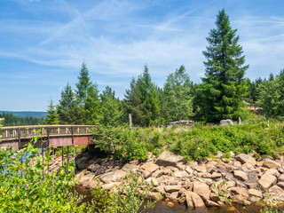 Holzbrücke am Fichtelsee