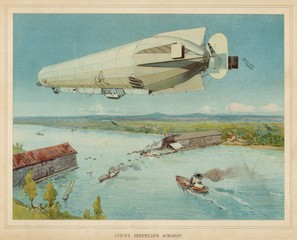 Zeppelin LZ-4 Trial flight. Date: 3136 © Archivist