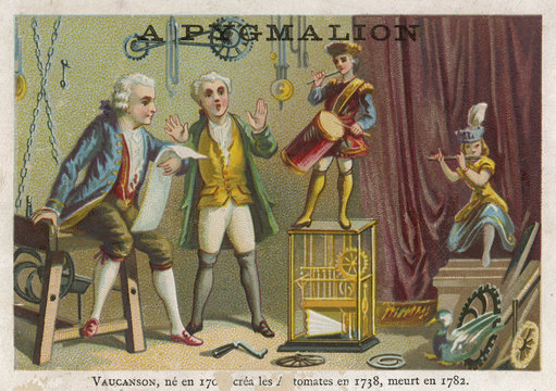 Vaucanson's Automata. Date: 1738