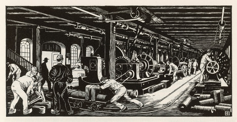 Krupp: Machine Shop 1. Date: 1911