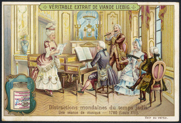 18th century French Concert. Date: 1780